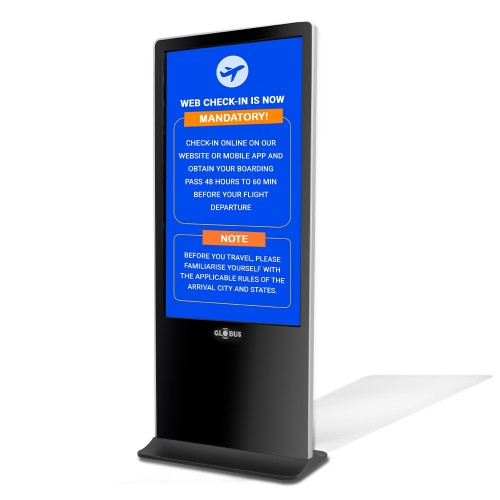 Globus Vertical Signage with Full HD LED Display