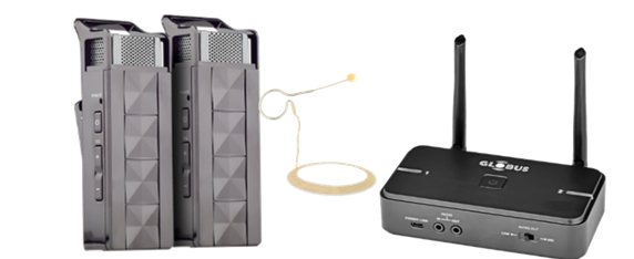 Wireless Microphone with Charging Dock