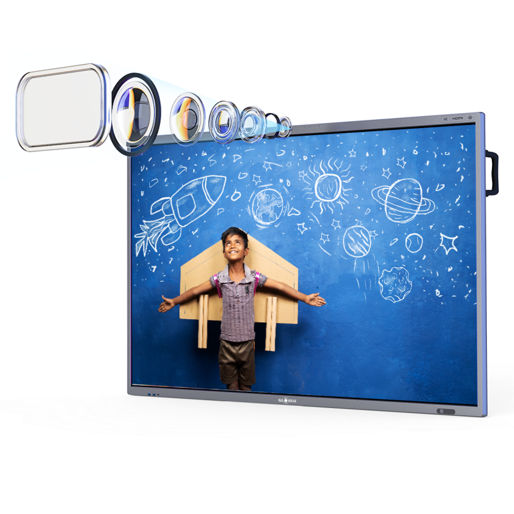90 Inches Interactive Display with AI Camera