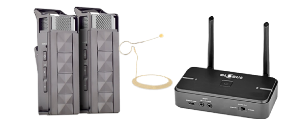 Wireless Microphone with Charging Dock