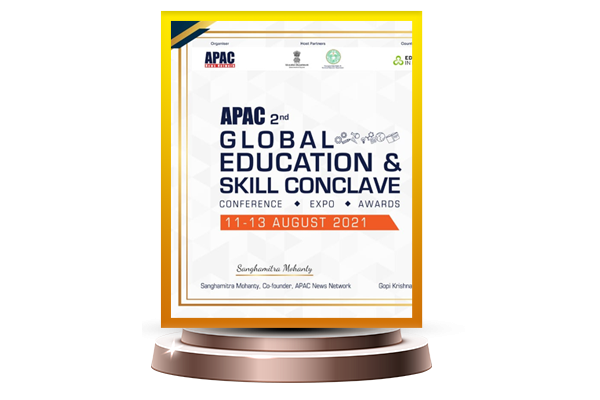 APAC Global Education & Skill Conclave Award 2021