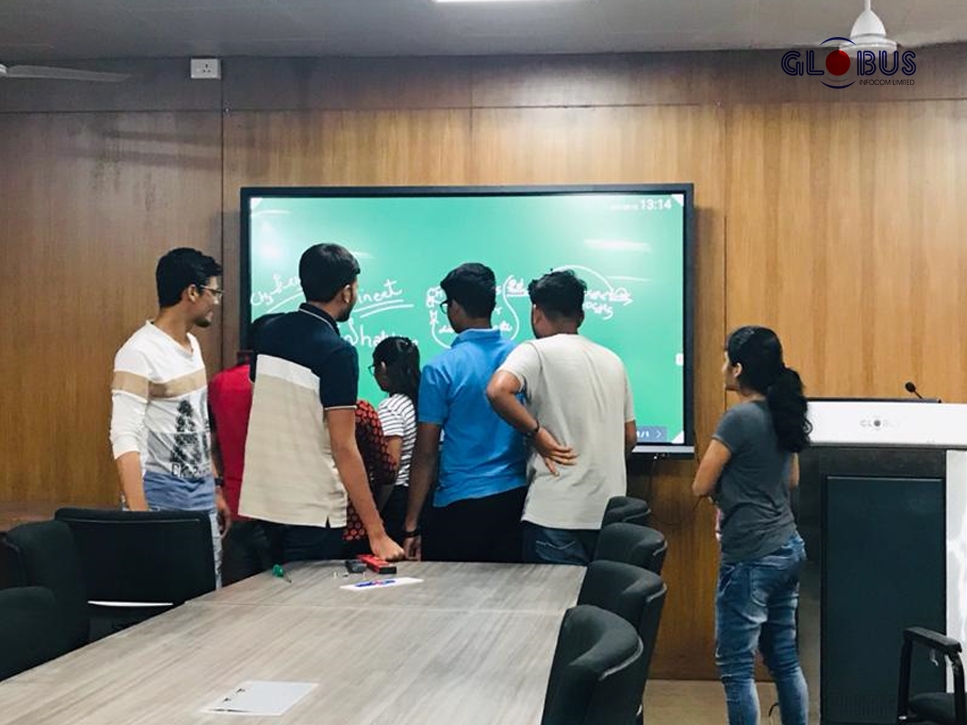 globus interactive flat panel in colleges