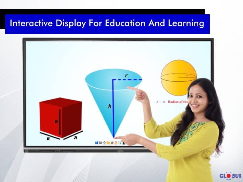 interactive display for learning in schools and colleges