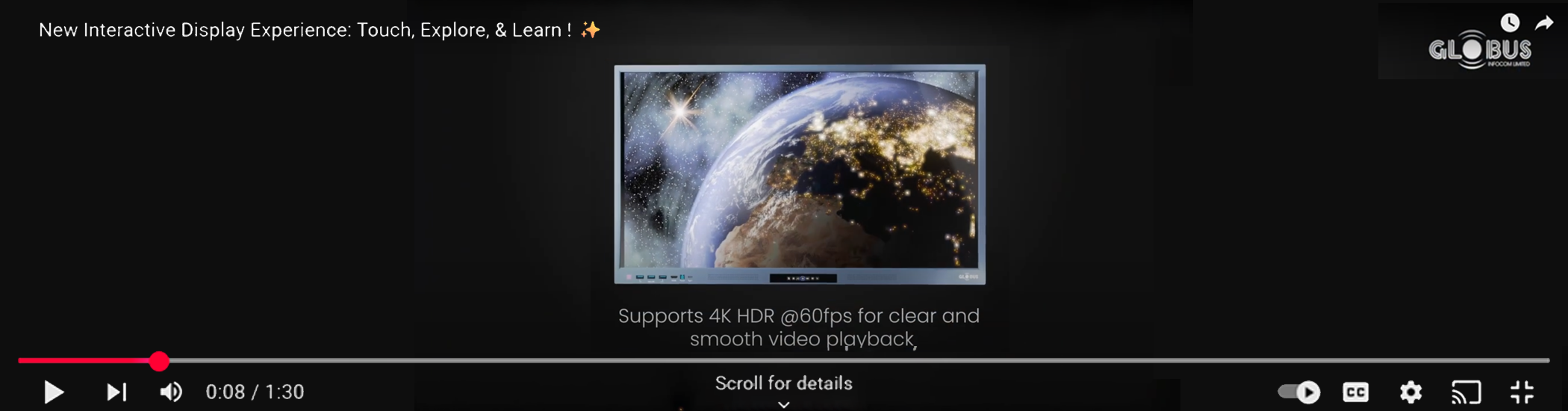 Interactive Display Video