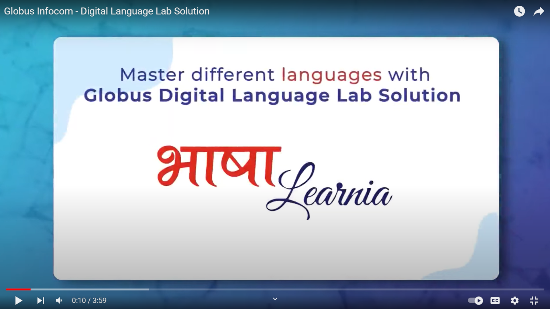 language lab video