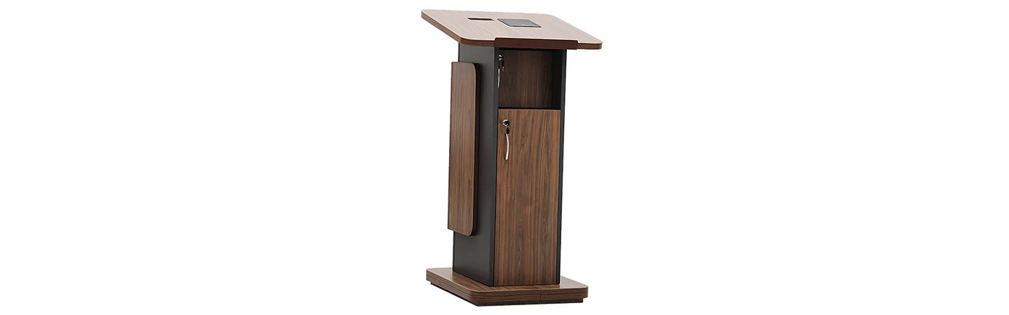 wooden podium whole